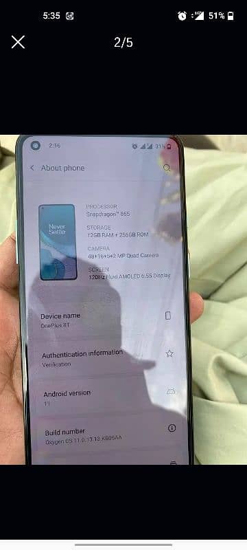 one plus 8t 12/256 only back creack baqe Set ok koi masla nahi hai 4