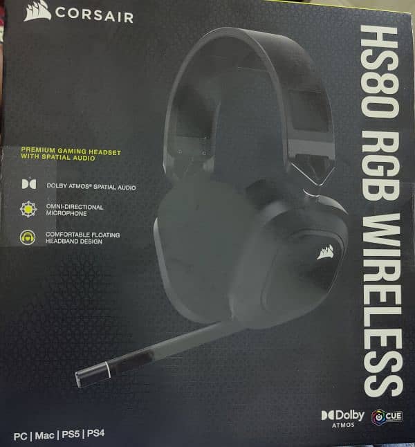 Corsair HS80 RGB WIRELESS premium gaming headset 3