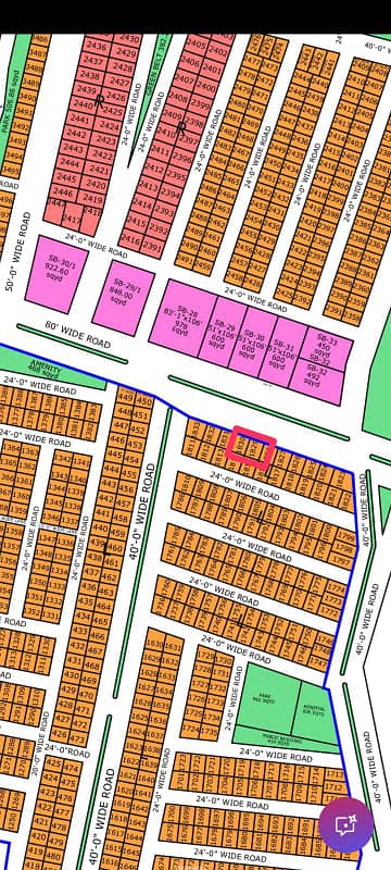 80 Sq-Yd Plot Available 80ft Road Facing North Town Residency Phase 1 0