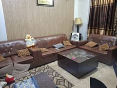 7 Seater Leather sofa