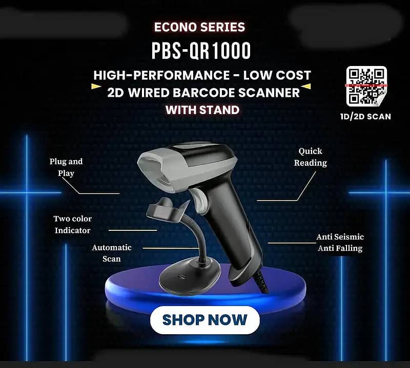 Brand New Barcode Scanner 1D ~ 2D ~ QR (Cash On Delivery) 11