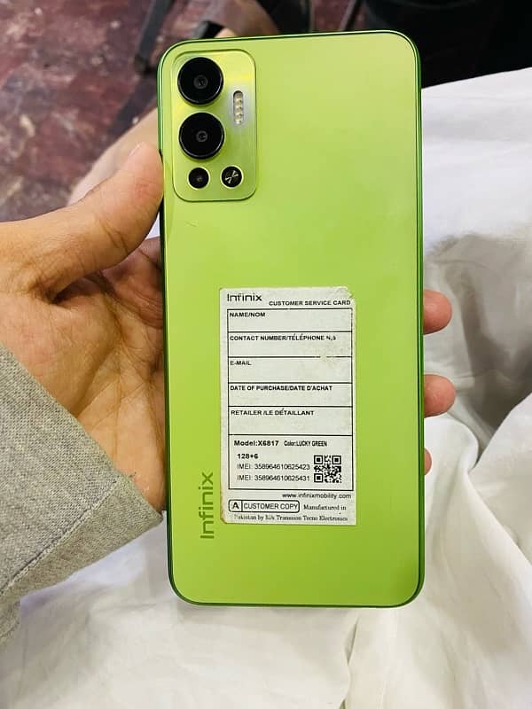 infinix hot 12 6gb 128gb all okay complete box 1