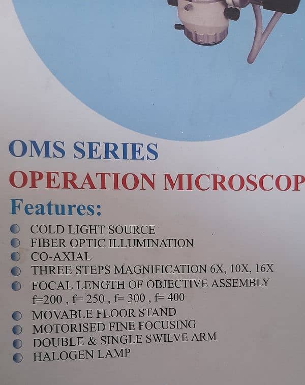 ENT Microscopes Model OMS-1 6