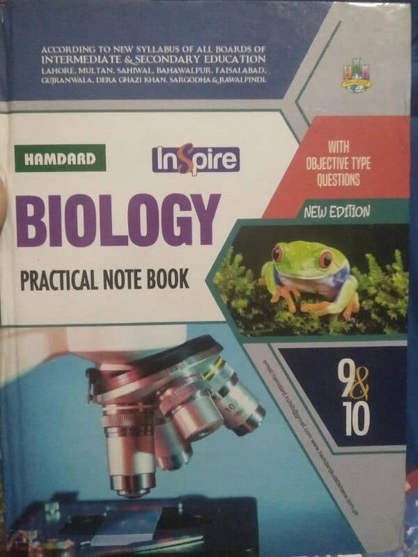 Practical notebooks for metric and intermediate english / urdu medium 2