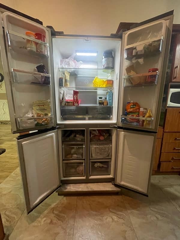 Sharp 4-Door Refrigerator - Imported, Excellent Condition 2