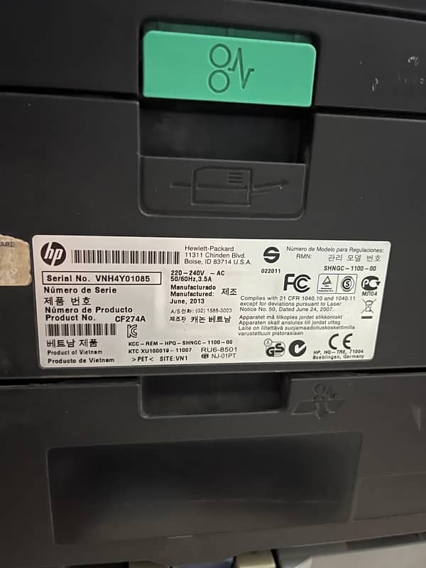 Hp Laser jet pro 400 M401dn 1