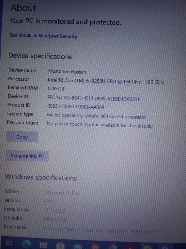 Intel(R) Core TM i5-8th gen laptop for sale 11