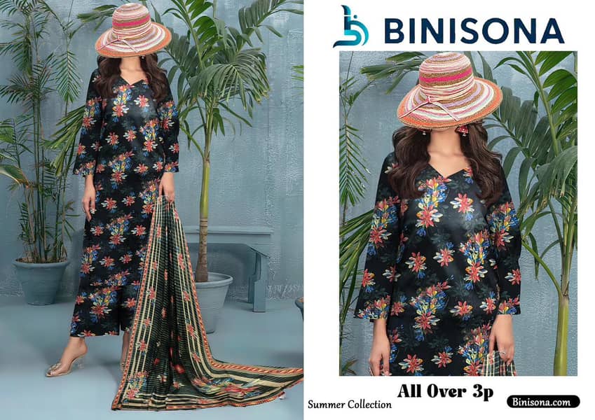 Women Dress | Casual Wear | Women 3 Pcs Suite | unstitched Suite 16