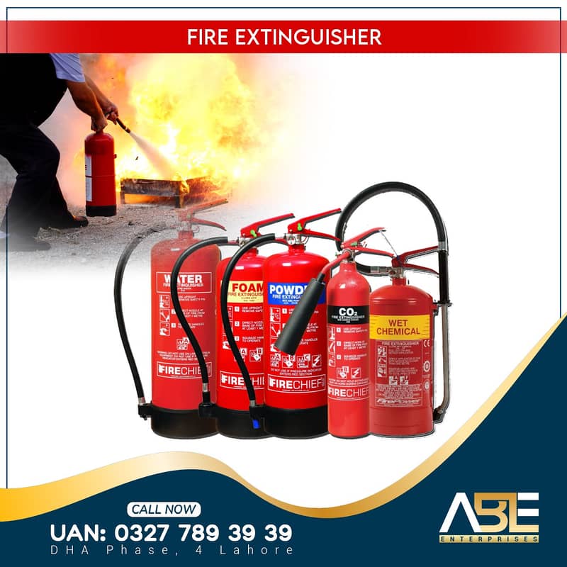 Smoke, Heat detector, Full Fire Alarm System / Fire extinguisher / 1