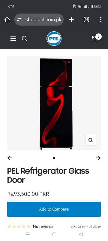 pel refrigerator 10/10 condition for sale 0