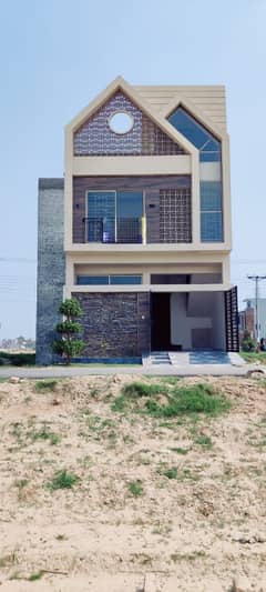 3 Marla Brand New House For Sale Prime Location at Main Canal Road Lahore Al-Hafeez Garden phase 2