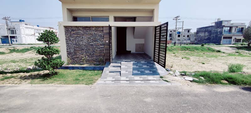 3 Marla Brand New House For Sale Prime Location at Main Canal Road Lahore Al-Hafeez Garden phase 2 1