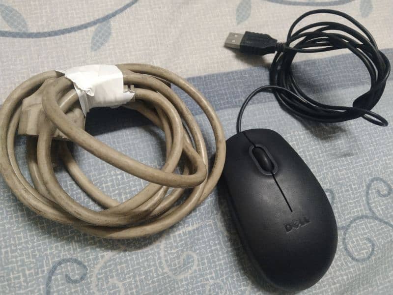 CPU, key board ,mouse , cables 3