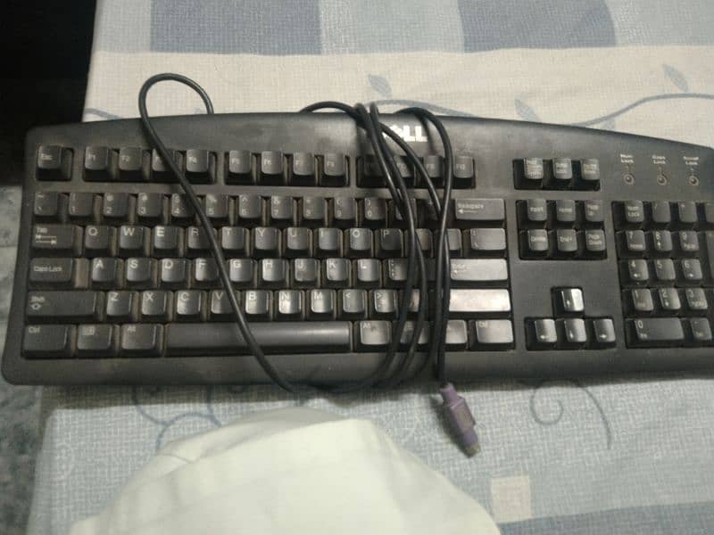 CPU, key board ,mouse , cables 8