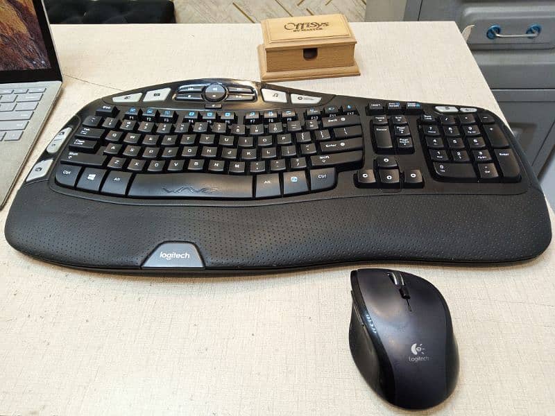 logitech Wave Wireless Keyboard + Mouse 0