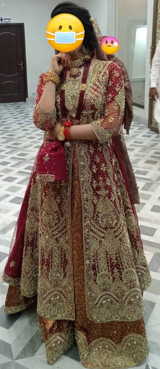 bridal lehnga / barat dress / wedding wear / bridal lehnga for sale 4