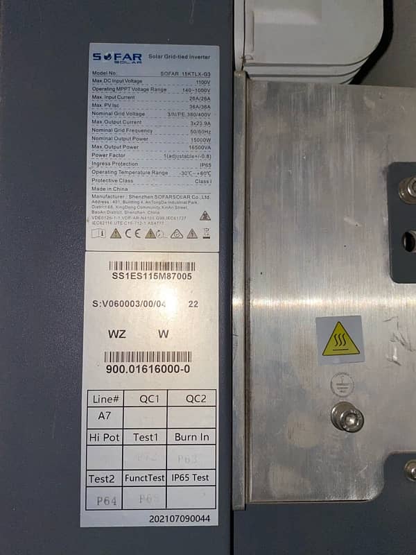 Fronus 15KV 3