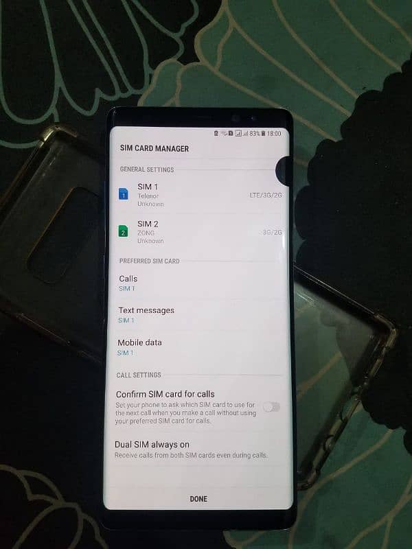 Samsung note 8 6.64 dual offecal aproved 8