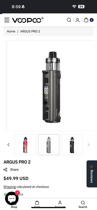 vape ARGUS PRO 2 2