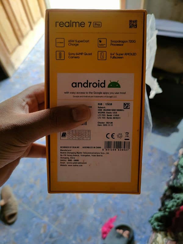 Realme 7 Pro 10/6 Condition Full Box 0 3 3 1 8 6 4 7 4 9 8 16