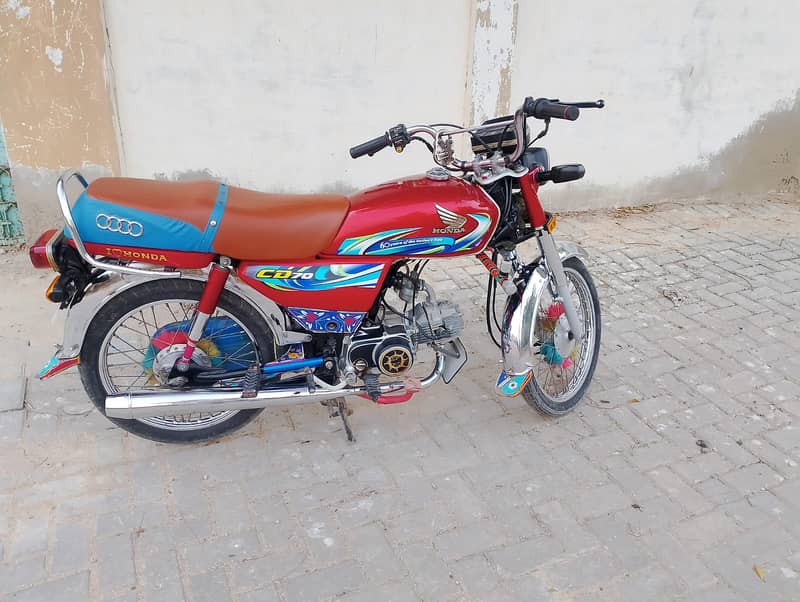 Honda CD 70 Urgent For Sale | Honda In Bikes | Total Geniune 5