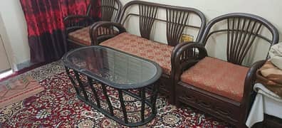 5 seater sofa set with table