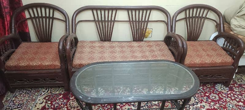 5 seater sofa set with table 1