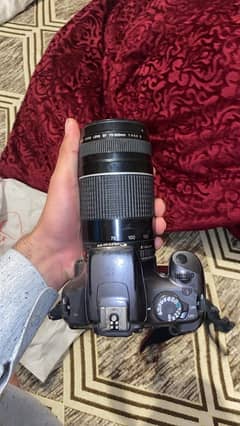 canon camera with 2 lenses