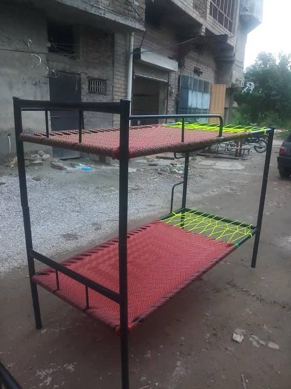 IRON DOUBLE DECKER BUNK BED 0