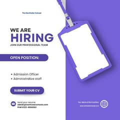 We are hiring a passionate Candidate Join our Team