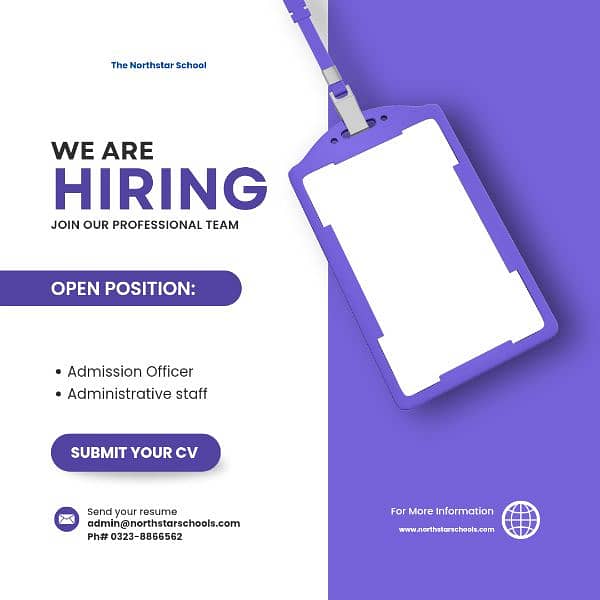 We are hiring a passionate Candidate Join our Team 0