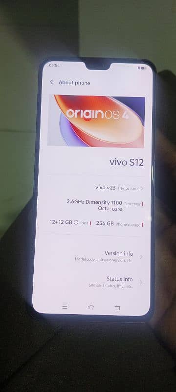 vivoS12 v23 new condition only what's app no call plz 0