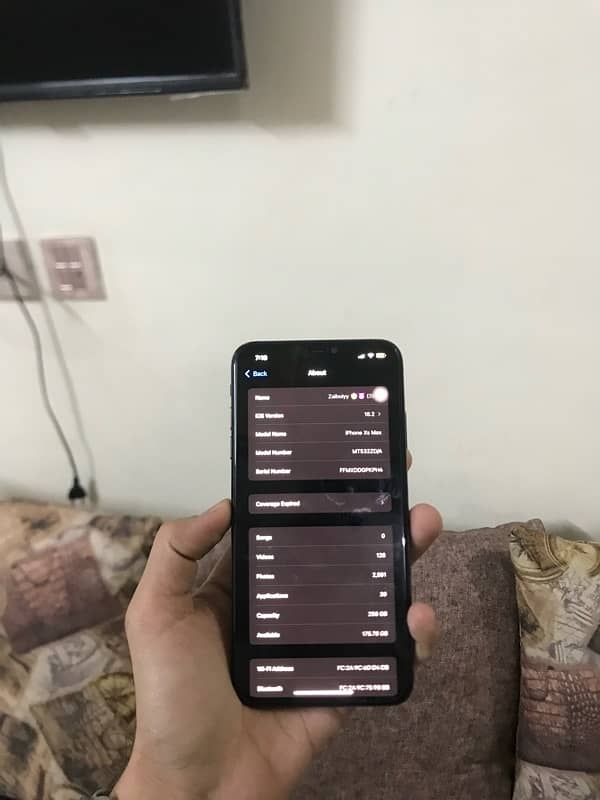 iphone Xsmax 256 gb 7