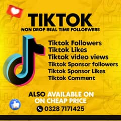 TikTok/Followers/Likes /Views/Instagram/Promotion SERVICES