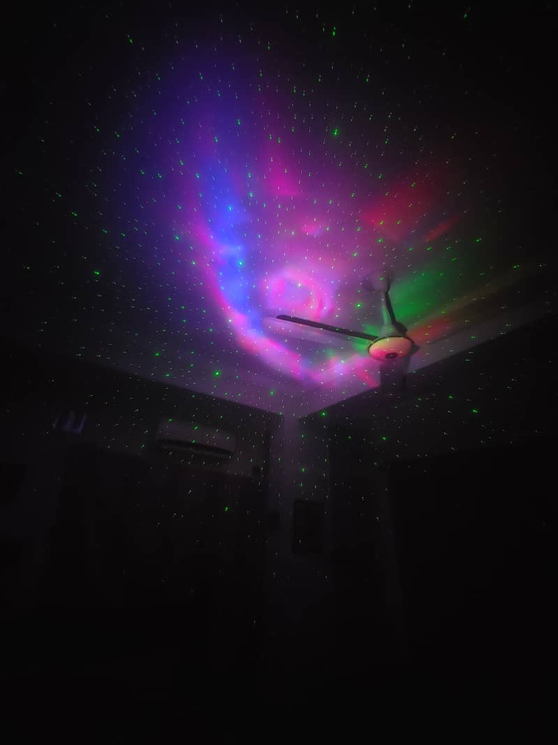 Astronaut Galaxy Projector with 7 Colours with built in Speakers 2