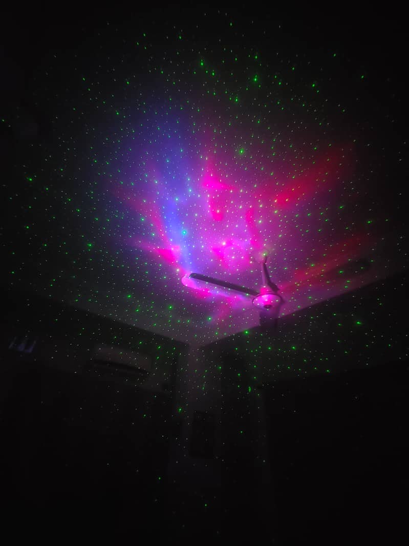 Astronaut Galaxy Projector with 7 Colours with built in Speakers 6