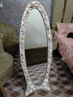 mirror decor with sea shells