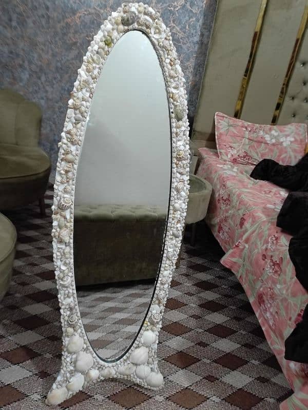 mirror decor with sea shells 6