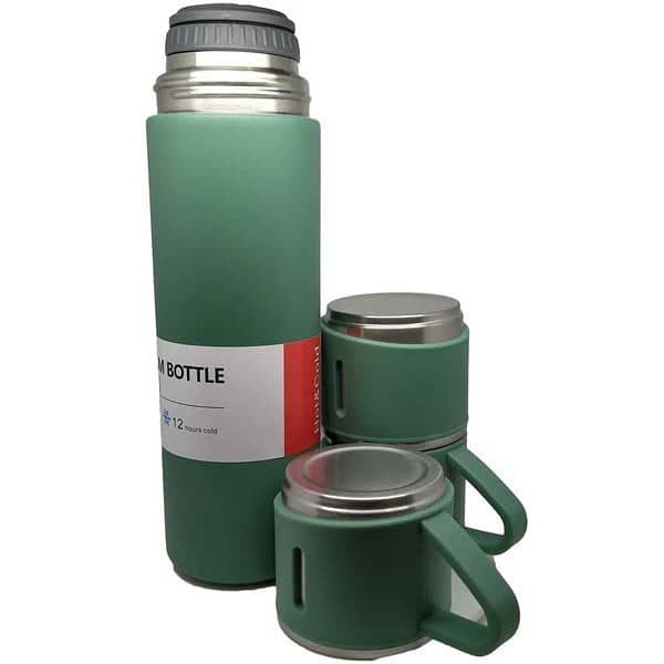 Insulated Water Bottle 3 Cups Gift Set - Bottle for Hot and cold 4