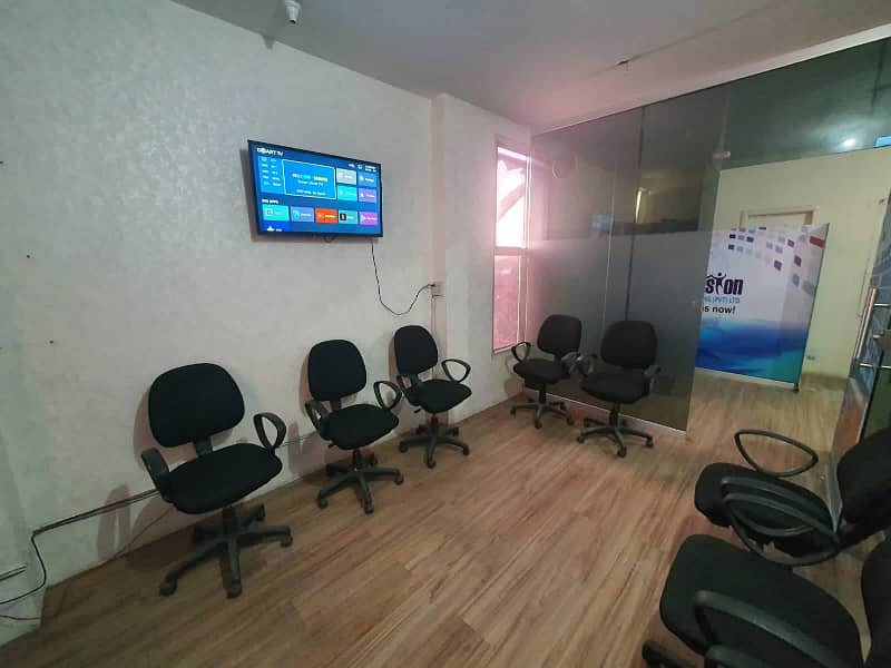 Fully Furnished Office For Rent Gulberg Main Market Ideal Location With Lift New Building 6