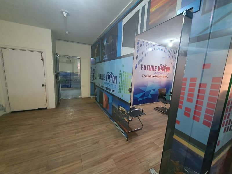 Fully Furnished Office For Rent Gulberg Main Market Ideal Location With Lift New Building 16