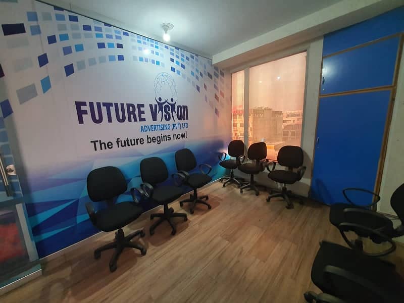 Fully Furnished Office For Rent Gulberg Main Market Ideal Location With Lift New Building 18