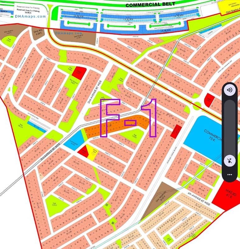 DHA Phase 5 Sec F1 , 1 Kanal Plot , Near Possession 0