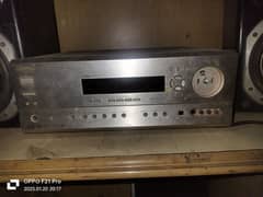 onkyo amplier in good condition with 2 aiwa speakers