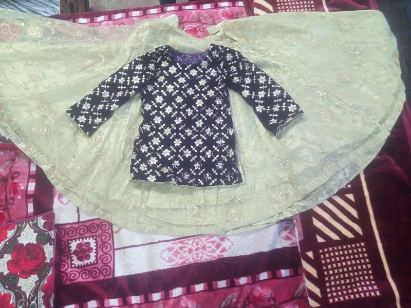 lahnga kurti with net dupta 0