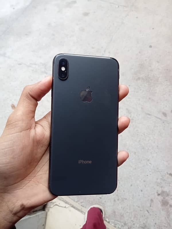 iPhone xs max 64gb non pta onic sim exchange possible 0344 7617487 0