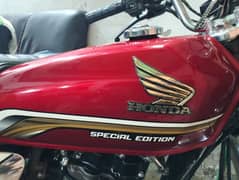 Honda cg 125s special edition ka original tanki tapa