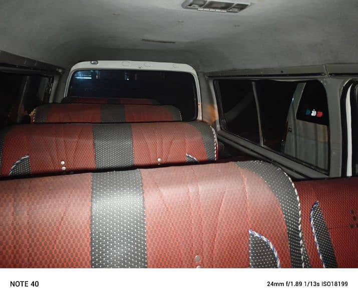 Toyota hiace seats 1