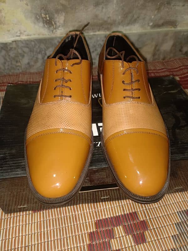 Pure leather formal shoes 1