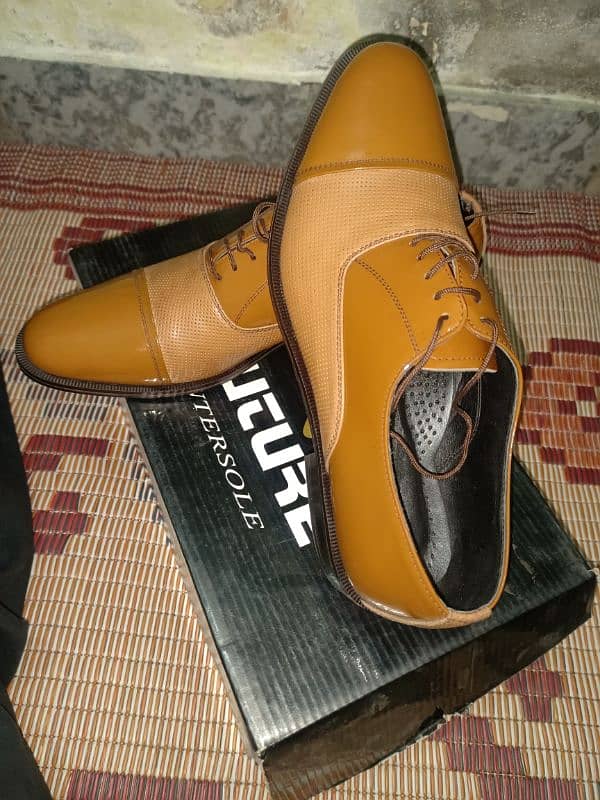 Pure leather formal shoes 3